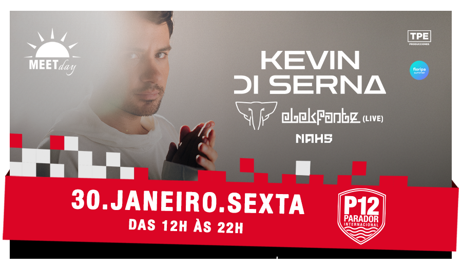 MEET DAY: KEVIN DI SERNA | P12 JURERÊ 30 de janeiro de 2026 P12 Jurerê - Parador 12 - Florianópolis