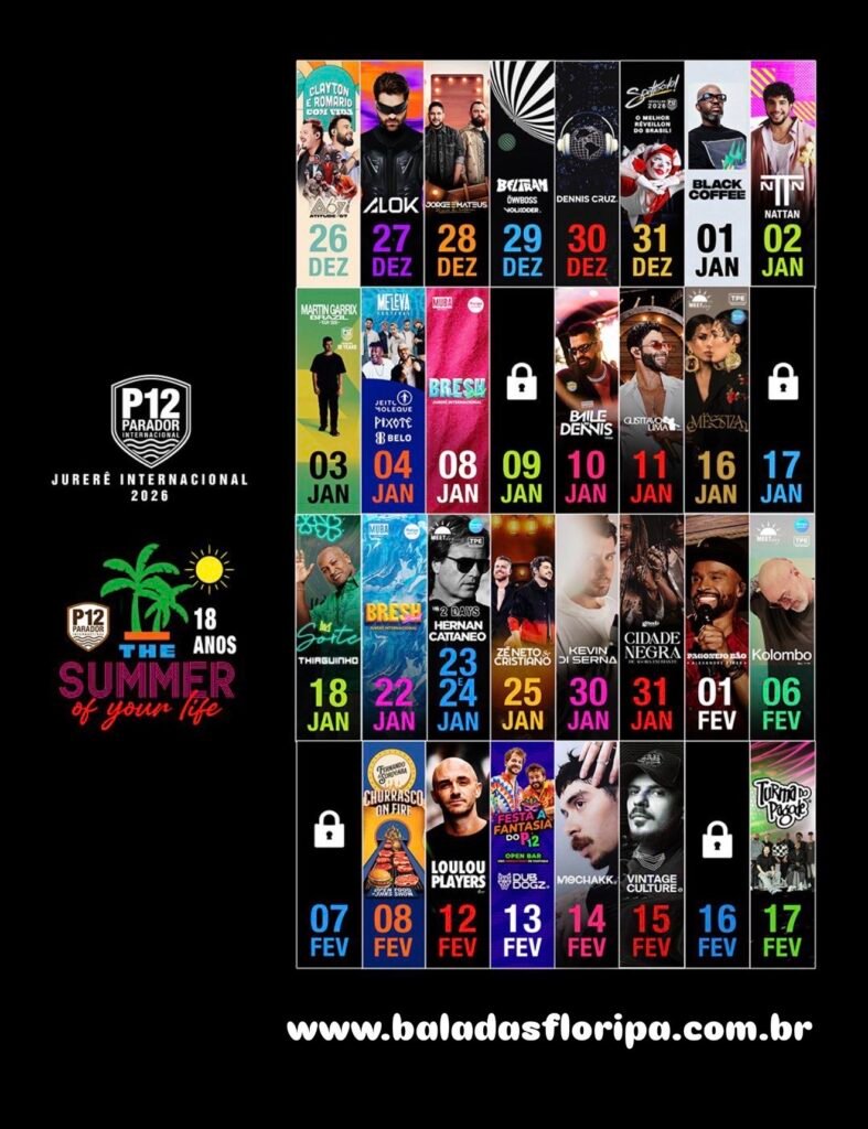 Réveillon Spettacolo 4 Floripa Summer P12 Jurerê