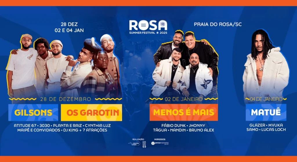 Rosa Summer Festival Shows 4 programacção