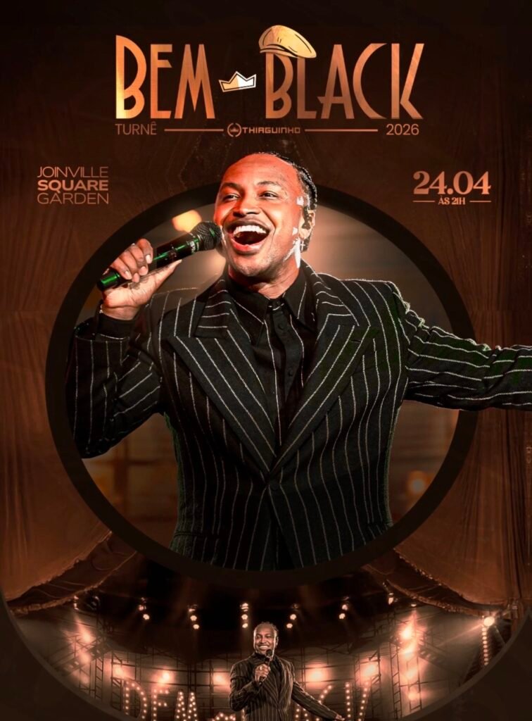 Joinville Square Garden Local 9 Thiaguinho bem Black Joinville