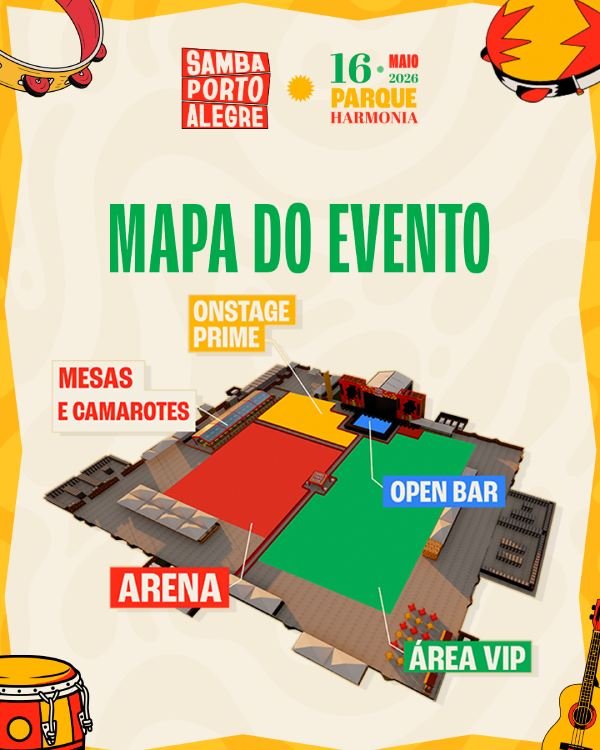 samba porto alegre mapa