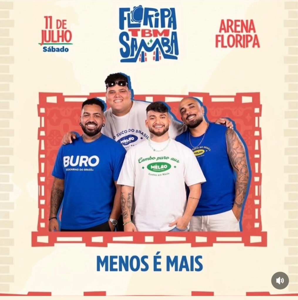 Floripa Tbm Samba - Atrações 1 floripa tbm samba menos é mais