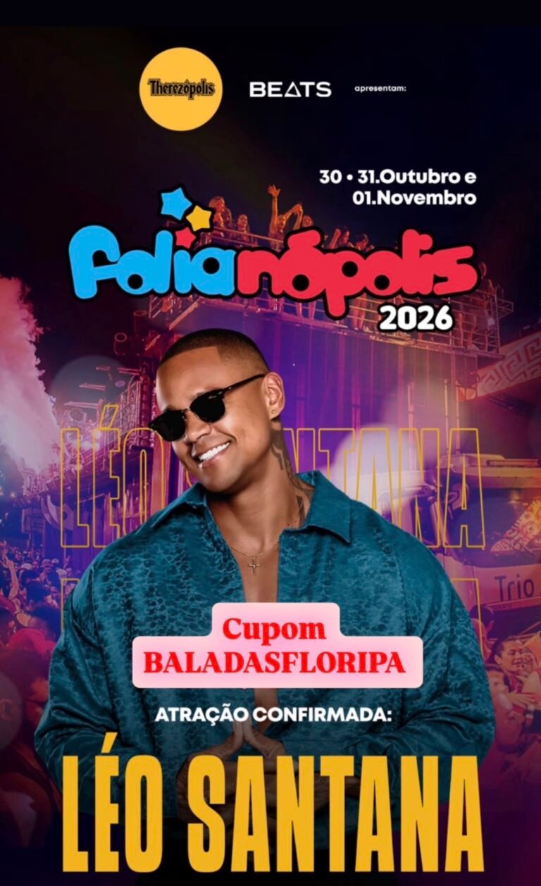 Entradas Folianopolis 8 léo santana folianopolis 2026