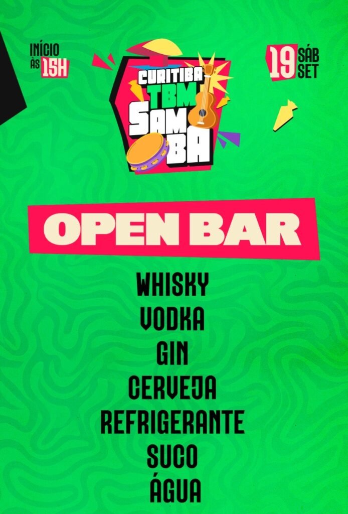 Open Bar Curitiba TBM Samba