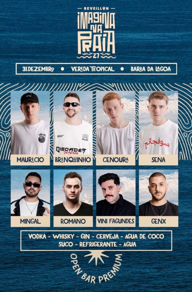 reveillon Imagina na praia