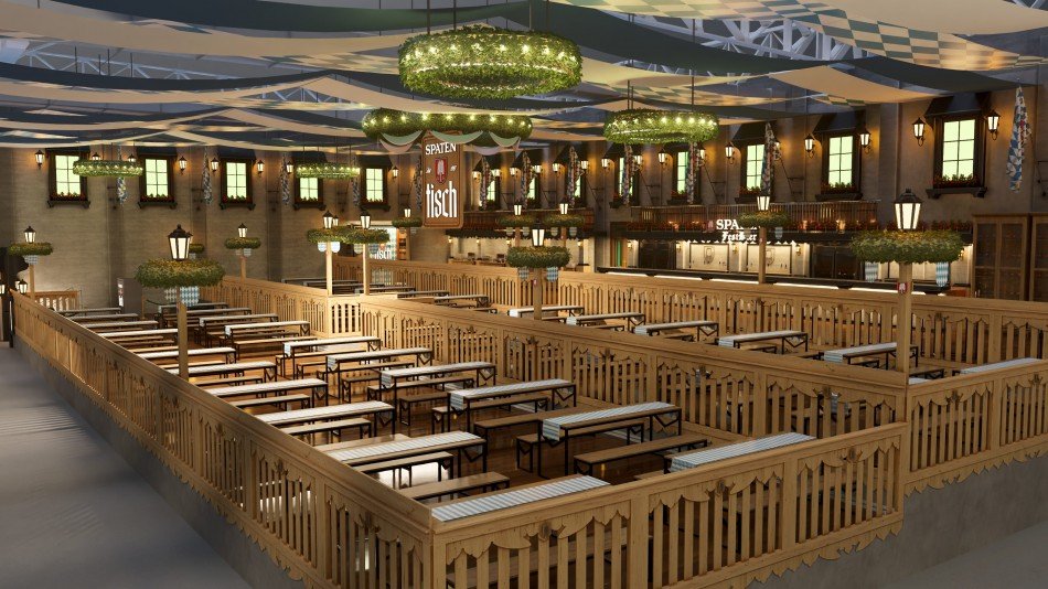 Spaten Tisch na Oktoberfest Blumenau 2026