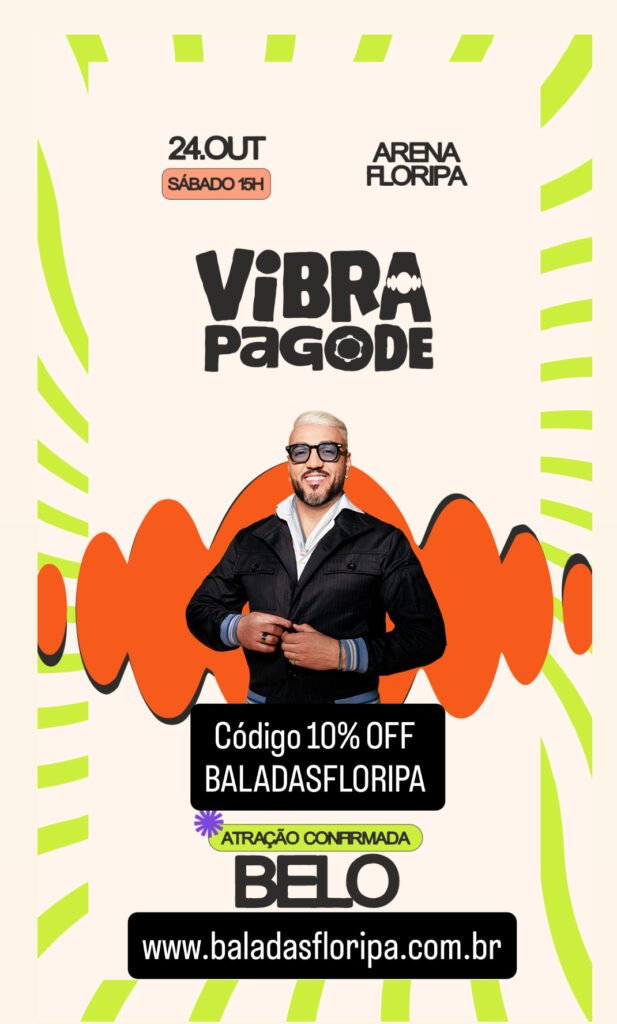Belo em Florianópolis: do pagode romântico ao novo encontro com o público de Floripa 1 belo vibra pagode