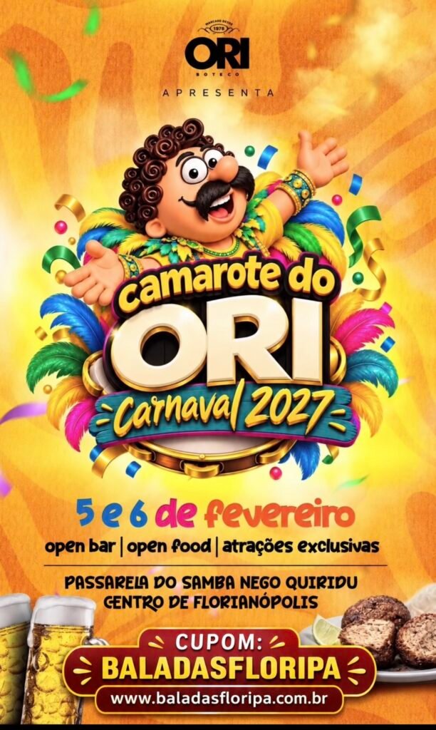 Camarote do Ori Chega ao Carnaval de Florianópolis 2027 na Passarela Nego Quirido 3 Camarote do Ori 2027 floripa